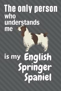 only person who understands me is my English Springer Spaniel