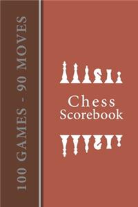 Chess Scorebook - 100 Games - 90 moves