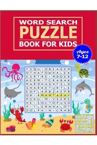 Word Search Puzzle Book for Kids Ages 7-12