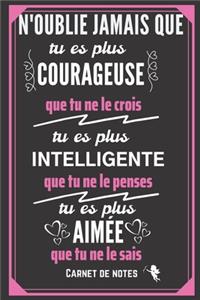 N'Oublie Jamais Que Tu Es Plus Courageuse Que Tu Ne le Crois