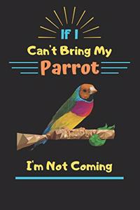 If I can't bring my parrot I'm Not Coming