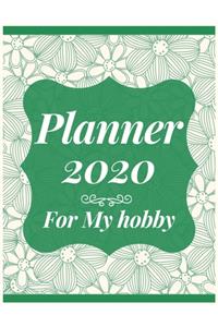 Planner 2020 for My hobby
