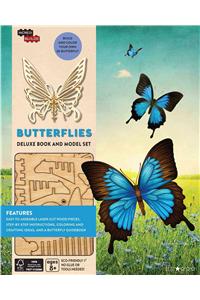 IncrediBuilds: Butterflies Deluxe Book and Model Set