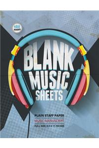 Blank Music Sheets