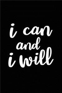 I Can and I Will