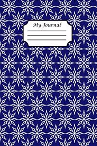 My Journal - Snowflake Pattern