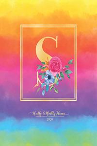 Weekly & Monthly Planner 2020 S