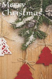 Christmas Notebook, Memory Book to Write or Draw, (Xmas), 6x9, 50 Beautiful Pages