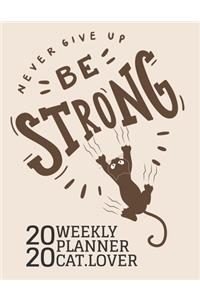 2020 Weekly Planner Cat