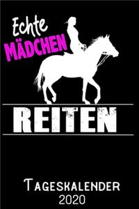 Echte Mädchen Reiten - Tageskalender 2020