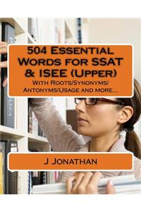 504 Essential Words for SSAT & ISEE (Upper)