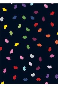 Lulu Guinness: Multi Lips A5 Notebook