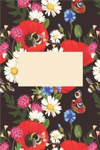 Floral Notebook Journal