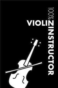 Violin Instructor Notebook