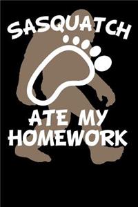 Sasquatch Ate My Homework