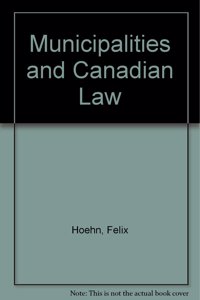 Municipalities and Canadian Law