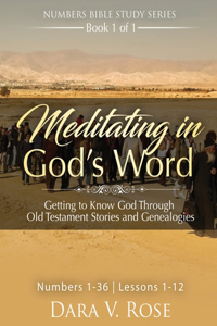 Meditating in God's Word Numbers Bible Study Series Book 1 of 1 Numbers 1-36 Lessons 1-12