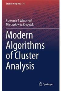 Modern Algorithms of Cluster Analysis