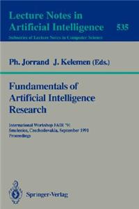 Fundamentals of Artificial Intelligence Research