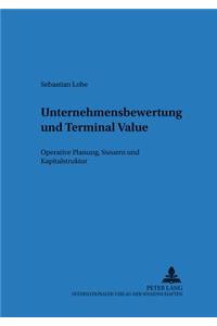 Unternehmensbewertung Und Terminal Value