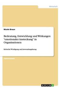 Bedeutung, Entwicklung und Wirkungen emotionaler Ansteckung in Organisationen