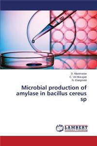 Microbial production of amylase in bacillus cereus sp