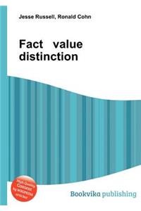 Fact Value Distinction