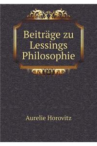 Beiträge zu Lessings Philosophie