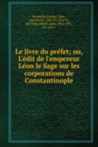Le livre du prefet