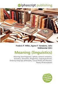 Meaning (Linguistics)