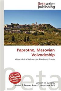 Paprotno, Masovian Voivodeship