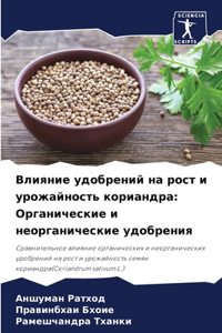 Влияние удобрений на рост и урожайность 
