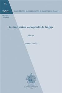 La Structuration Conceptuelle Du Langage