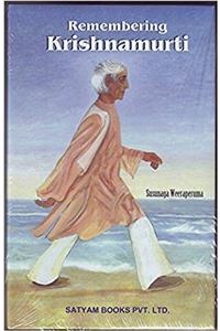 Remembring Krishnamurti