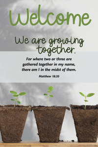 Guest Welcome Folder: We Are Growing (Package of 12)