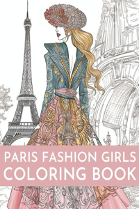 Paris Fashion Girls Coloring Book