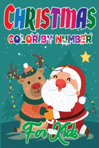 Christmas Color By Number For Kids