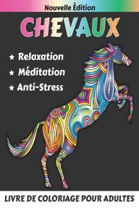 CHEVAUX Livre de Coloriage pour Adultes