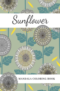 Sunflower Mandala Coloring Book