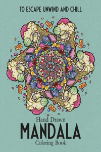 Hand Drawn Mandala Coloring Book