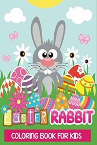 Easter Rabbit Coloring Book For Kids