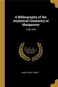 A Bibliography of the Analytical Chemistry of Manganese