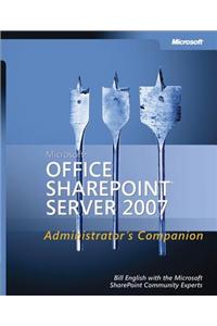 Microsoft(r) Office Sharepoint(r) Server 2007 Administrator's Companion