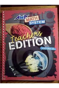 Amp Math System Teachers Edition Volume 1 Level 1