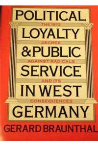 Political Loyalty and Public Service in West Germany