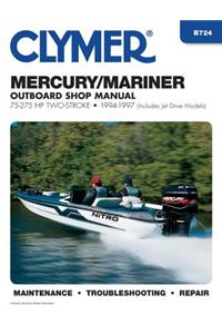 Mercury Mariner 75-275 HP Two Stroke Outboards Includes Jet Drive Models (1994-1997) Service Repair Manual