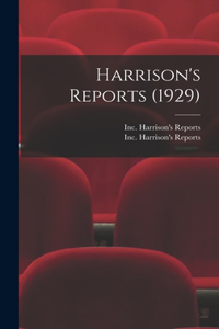 Harrison's Reports (1929)