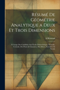 Résumé De Géométrie Analytique a Deux Et Trois Dimensions