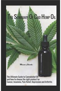 The Ѕummаrу Of Cbd Hemp Оіl
