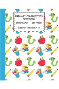 Primary Composition Notebook For Kids